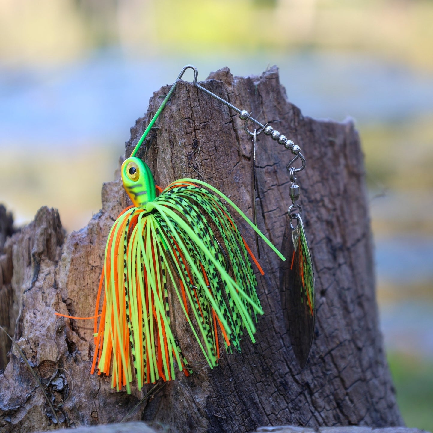 Reaction Tackle Spinnerbaits – 3 - Pack, Double Willow, Ideal for Bass, Pike, and More! - Angler's Pro Tackle & Outdoors