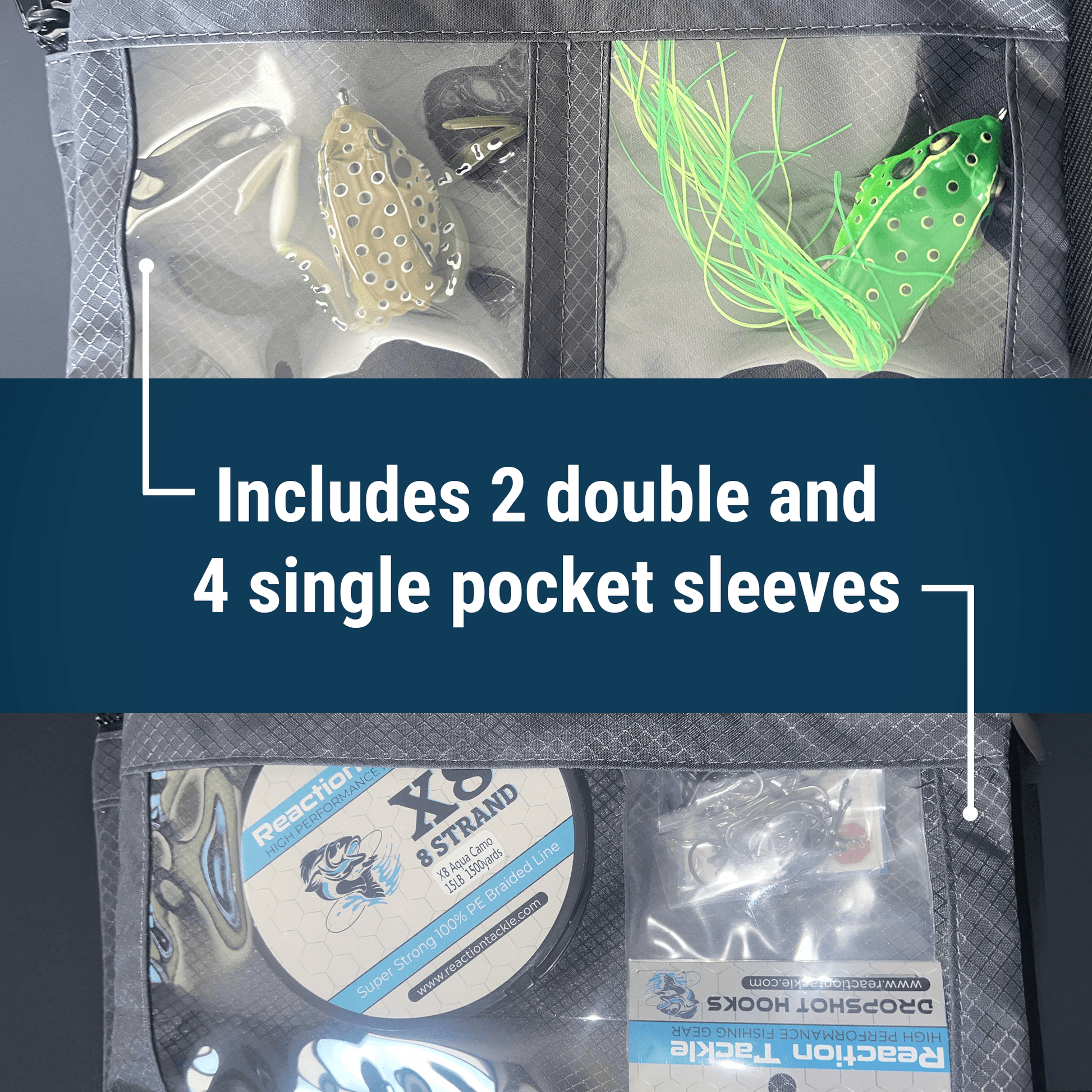 Reaction Tackle Splash Proof Bait Binder and Tackle Storage - Angler's Pro Tackle & Outdoors