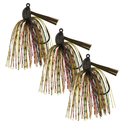 Reaction Tackle Swim Jigs – Premium Weedless Bass Fishing Lures - 3 Pack - Angler's Pro Tackle & Outdoors