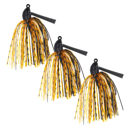 Reaction Tackle Swim Jigs – Premium Weedless Bass Fishing Lures - 3 Pack - Angler's Pro Tackle & Outdoors