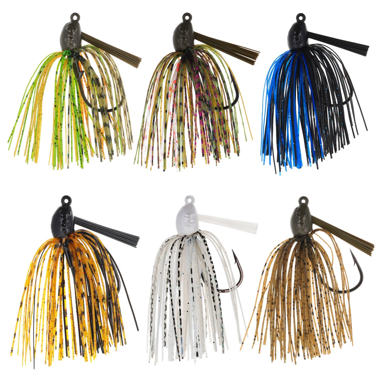 Reaction Tackle Swim Jigs – Premium Weedless Bass Fishing Lures - 3 Pack - Angler's Pro Tackle & Outdoors