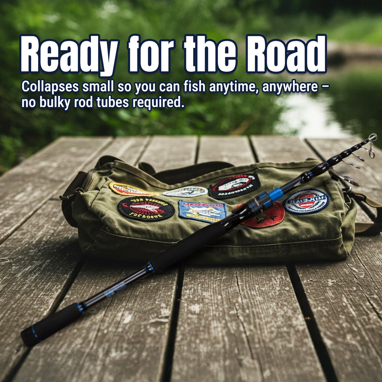 Reaction Tackle Telescopic Spinning Rod – Carbon Travel Fishing Rod – Collapsible Rod for Freshwater and Saltwater - NEW - Angler's Pro Tackle & Outdoors