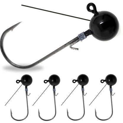 Reaction Tackle Tungsten Ball Jig Heads (5 - Pack) - Angler's Pro Tackle & Outdoors