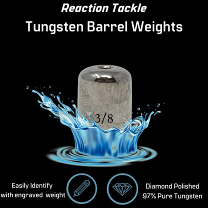 Reaction Tackle Tungsten Barrel Weights - Angler's Pro Tackle & Outdoors