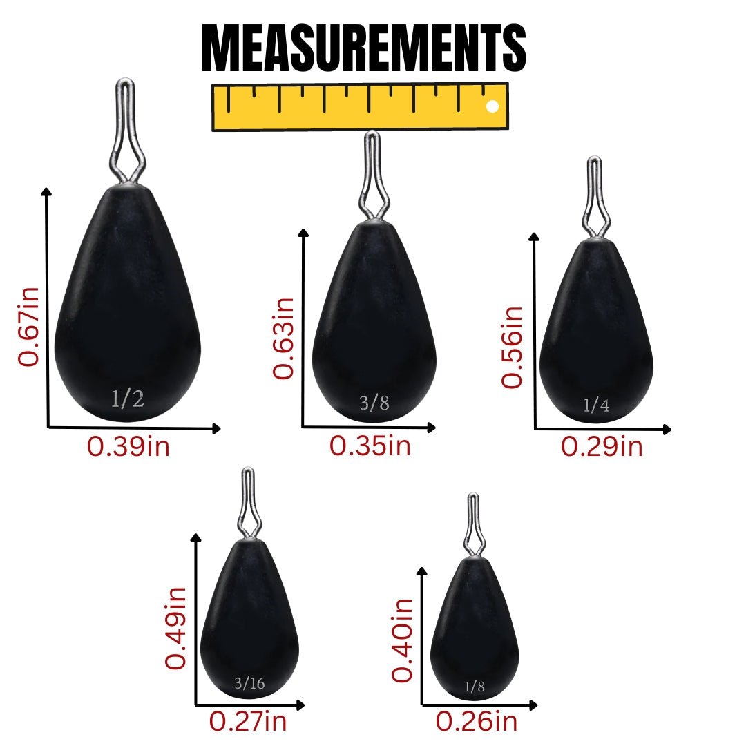 Reaction Tackle Tungsten Drop Shot Weights - Angler's Pro Tackle & Outdoors