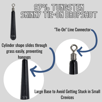 Reaction Tackle Tungsten Drop Shot Weights - Angler's Pro Tackle & Outdoors