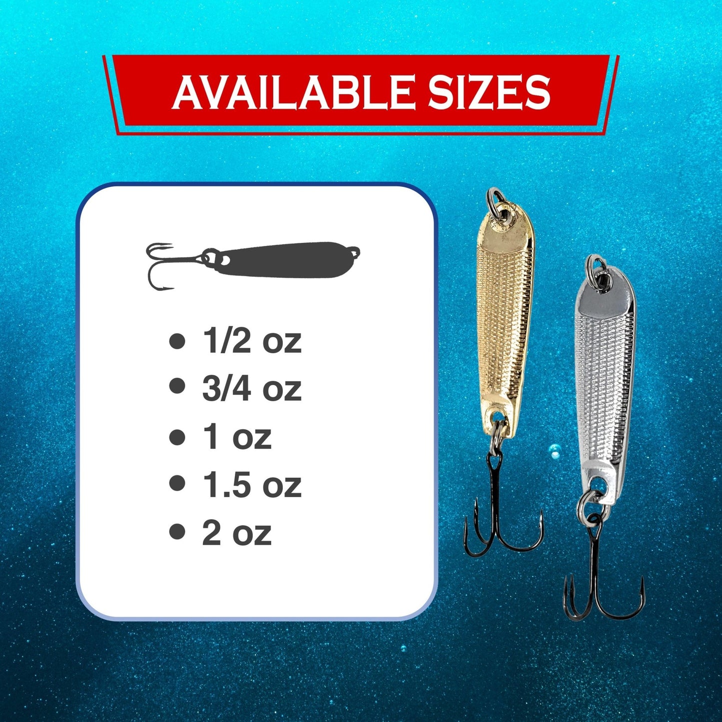 Reaction Tackle Tungsten Jigging Spoons (2 - Pack) - Angler's Pro Tackle & Outdoors