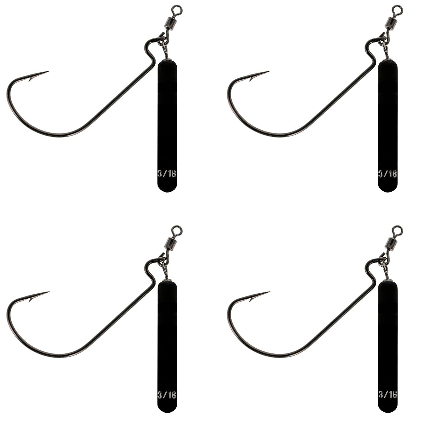 Reaction Tackle Tungsten Jika Rigs - 4PK - New - Angler's Pro Tackle & Outdoors