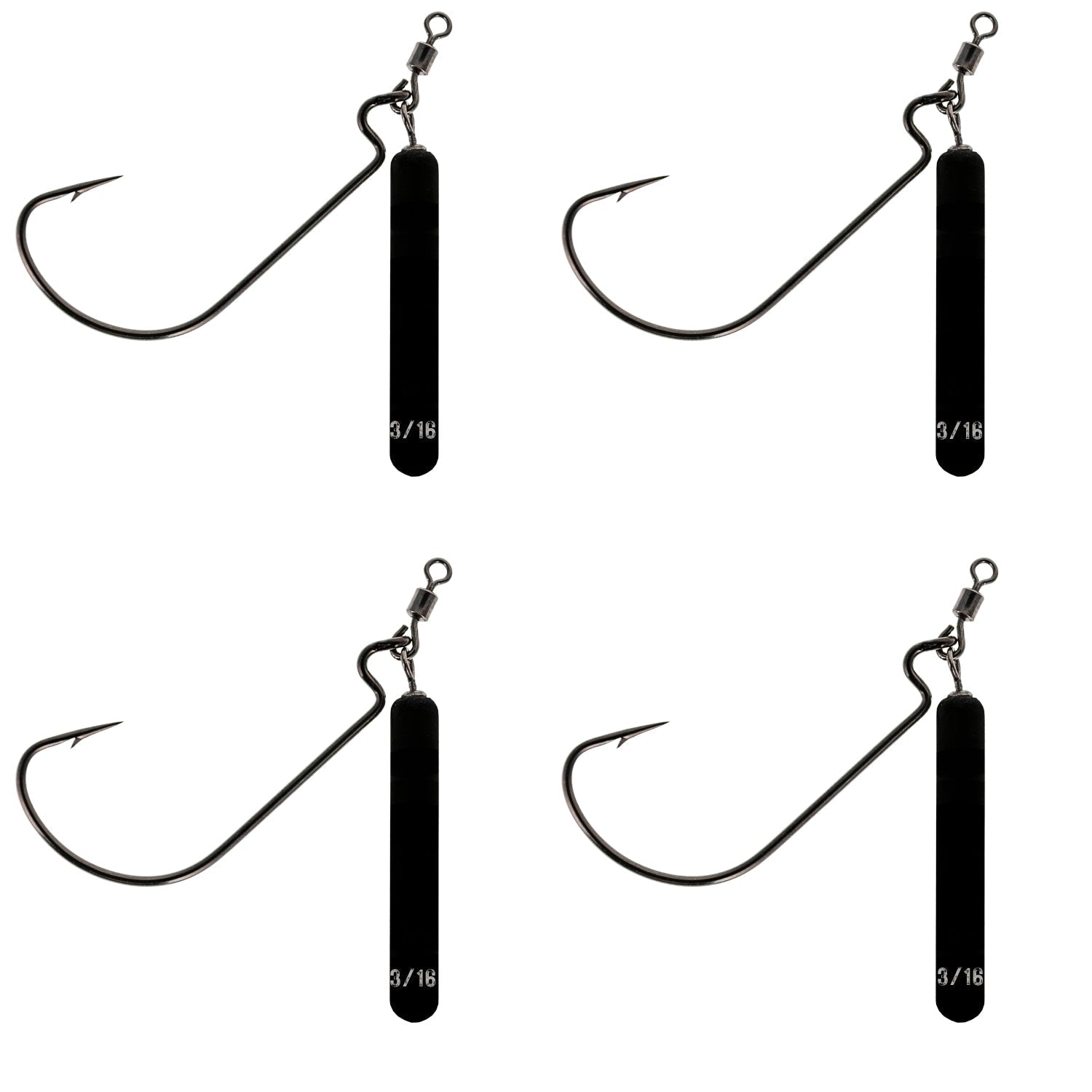 Reaction Tackle Tungsten Jika Rigs - 4PK - New - Angler's Pro Tackle & Outdoors