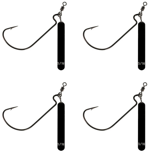 Reaction Tackle Tungsten Jika Rigs - 4PK - New - Angler's Pro Tackle & Outdoors
