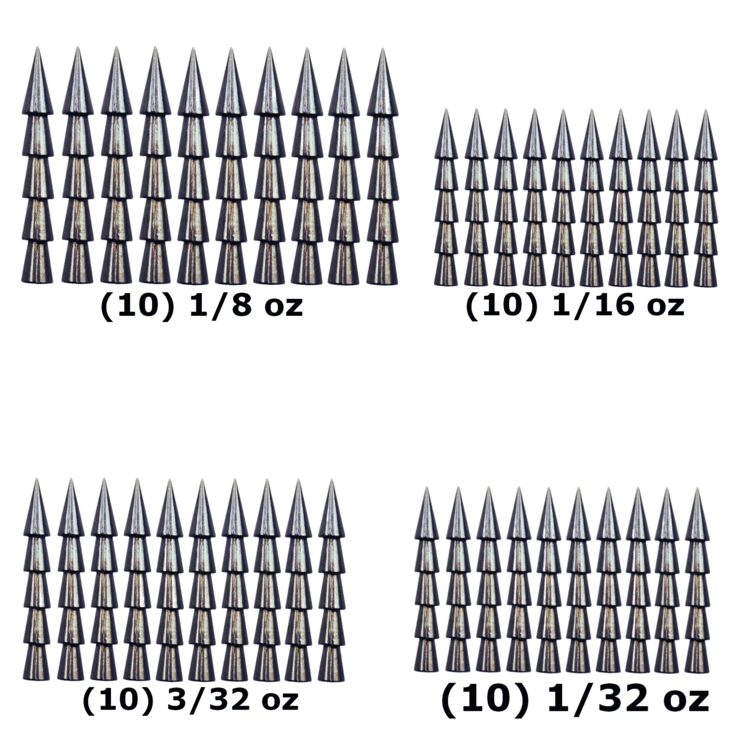 Reaction Tackle Tungsten Nail Weights/ Insert Sinkers - Angler's Pro Tackle & Outdoors