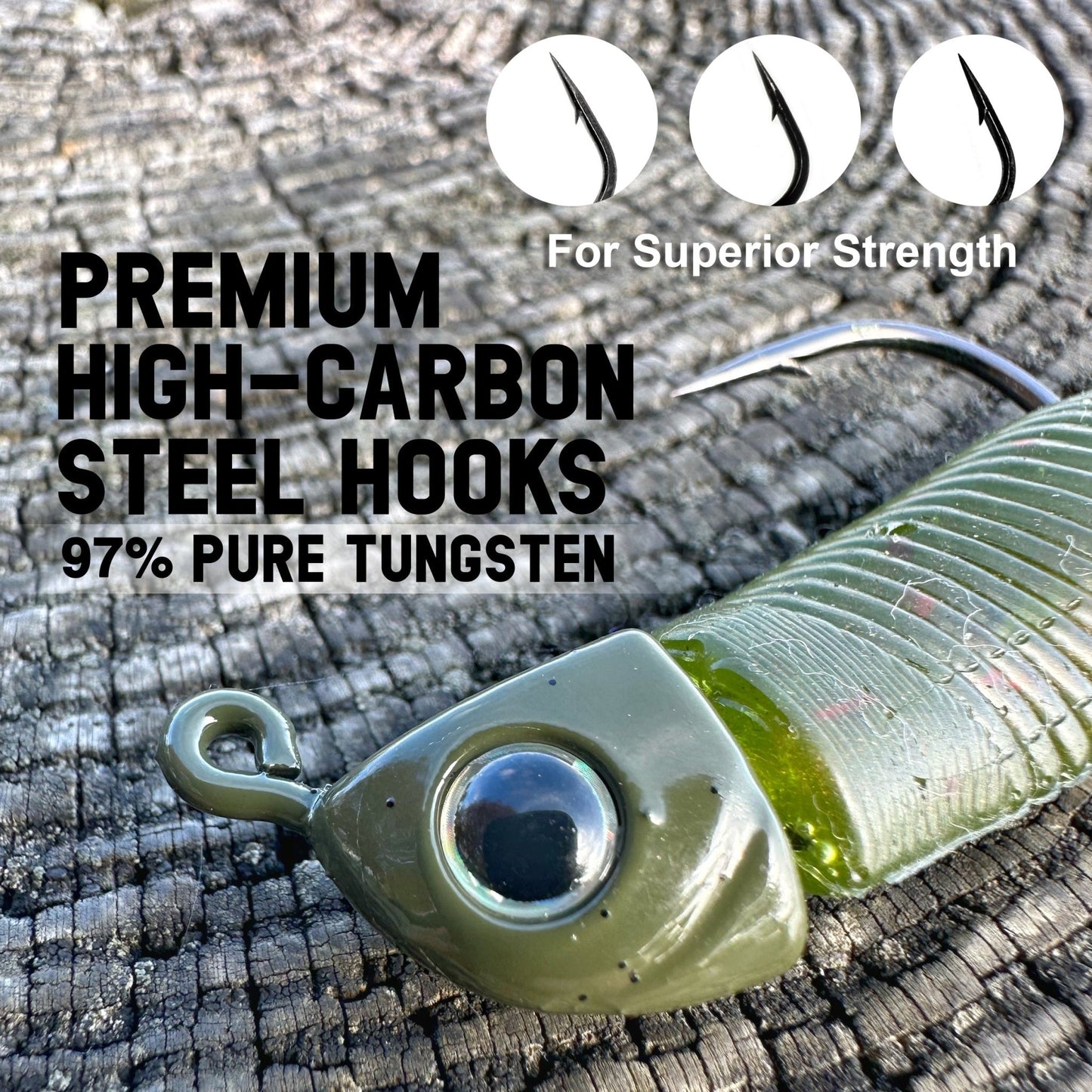 Reaction Tackle Tungsten Swimbait Jig Heads (5 - Pack) - Angler's Pro Tackle & Outdoors