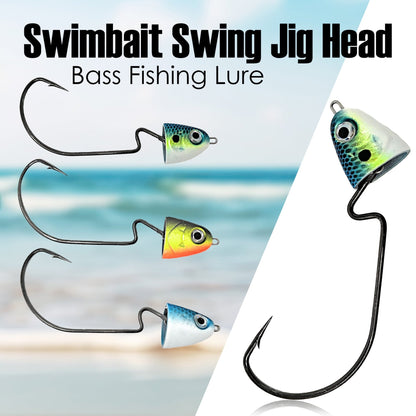 Reaction Tackle Tungsten Swing/ Swimbait Jig Heads - Angler's Pro Tackle & Outdoors