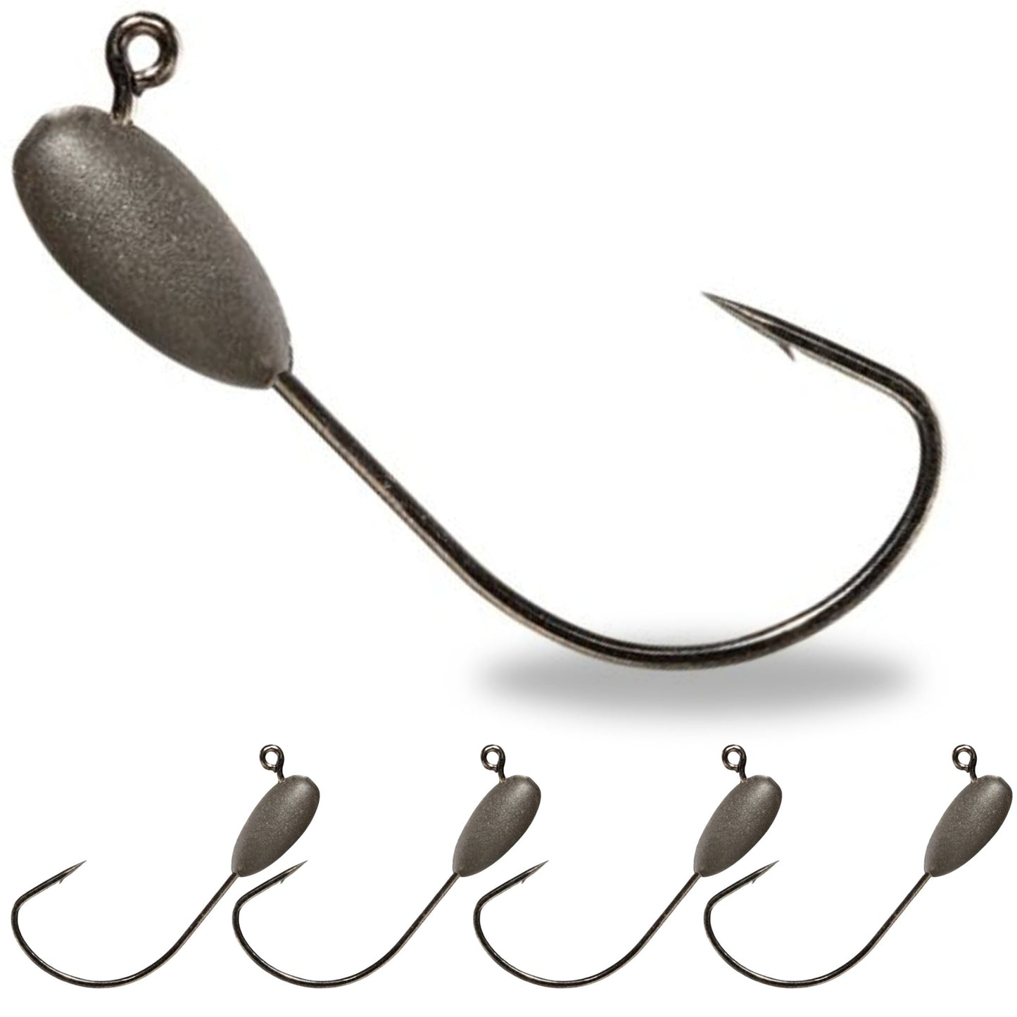 Reaction Tackle Tungsten Tube Jig Heads - 5 - Pack - Angler's Pro Tackle & Outdoors