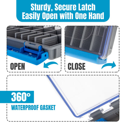 Reaction Tackle Ultra Elite Tackle Tray - Water Resistant with Single Clip Design - Angler's Pro Tackle & Outdoors