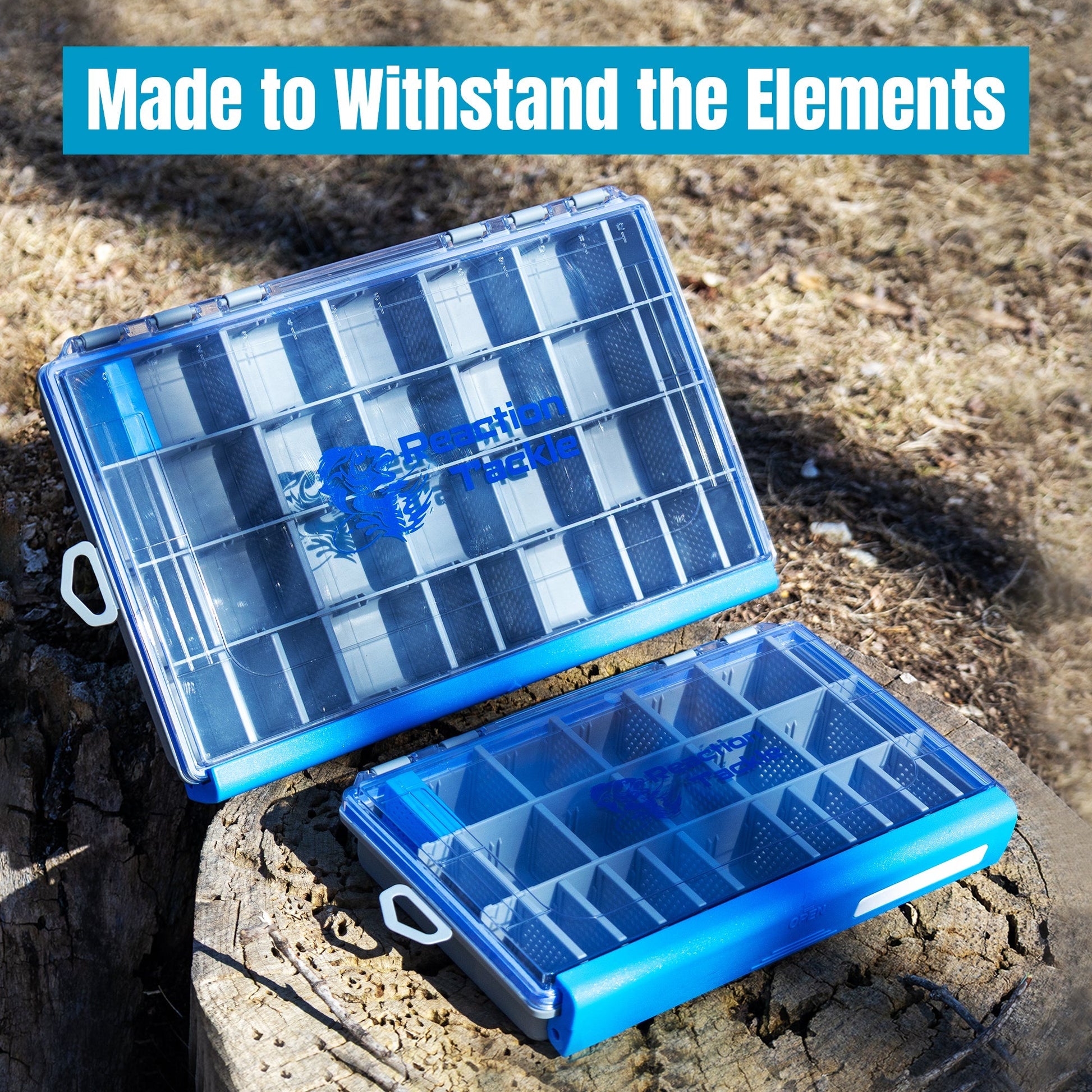 Reaction Tackle Ultra Elite Tackle Tray - Water Resistant with Single Clip Design - Angler's Pro Tackle & Outdoors