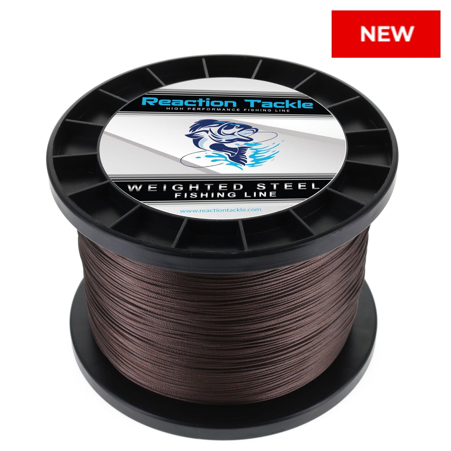 Reaction Tackle Weighted Stainless Steel Trolling Line 45LB - Premium Weighted Fishing Wire - Angler's Pro Tackle & Outdoors