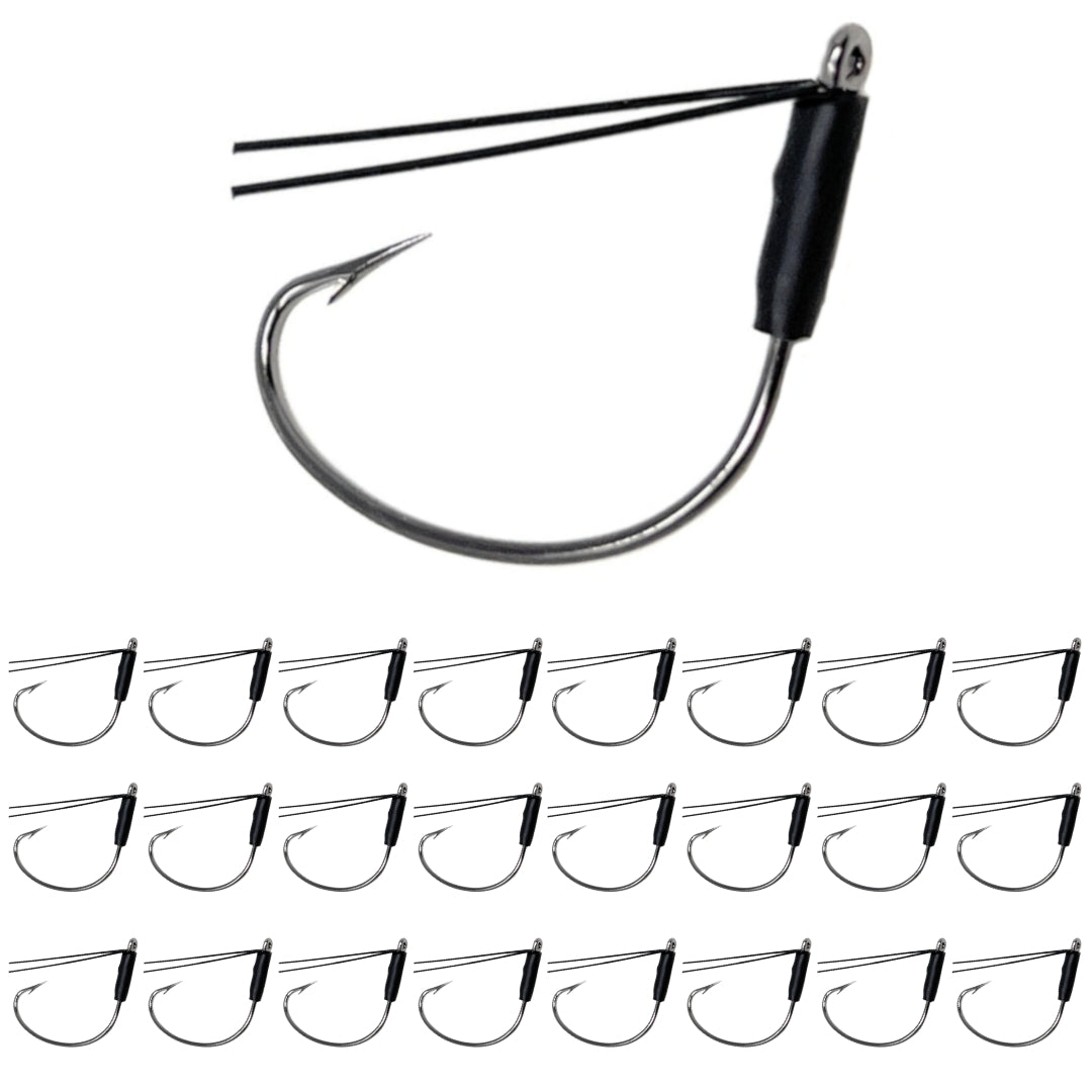 Reaction Tackle Wide Gap Wacky Hooks (25 - PACK) - Angler's Pro Tackle & Outdoors