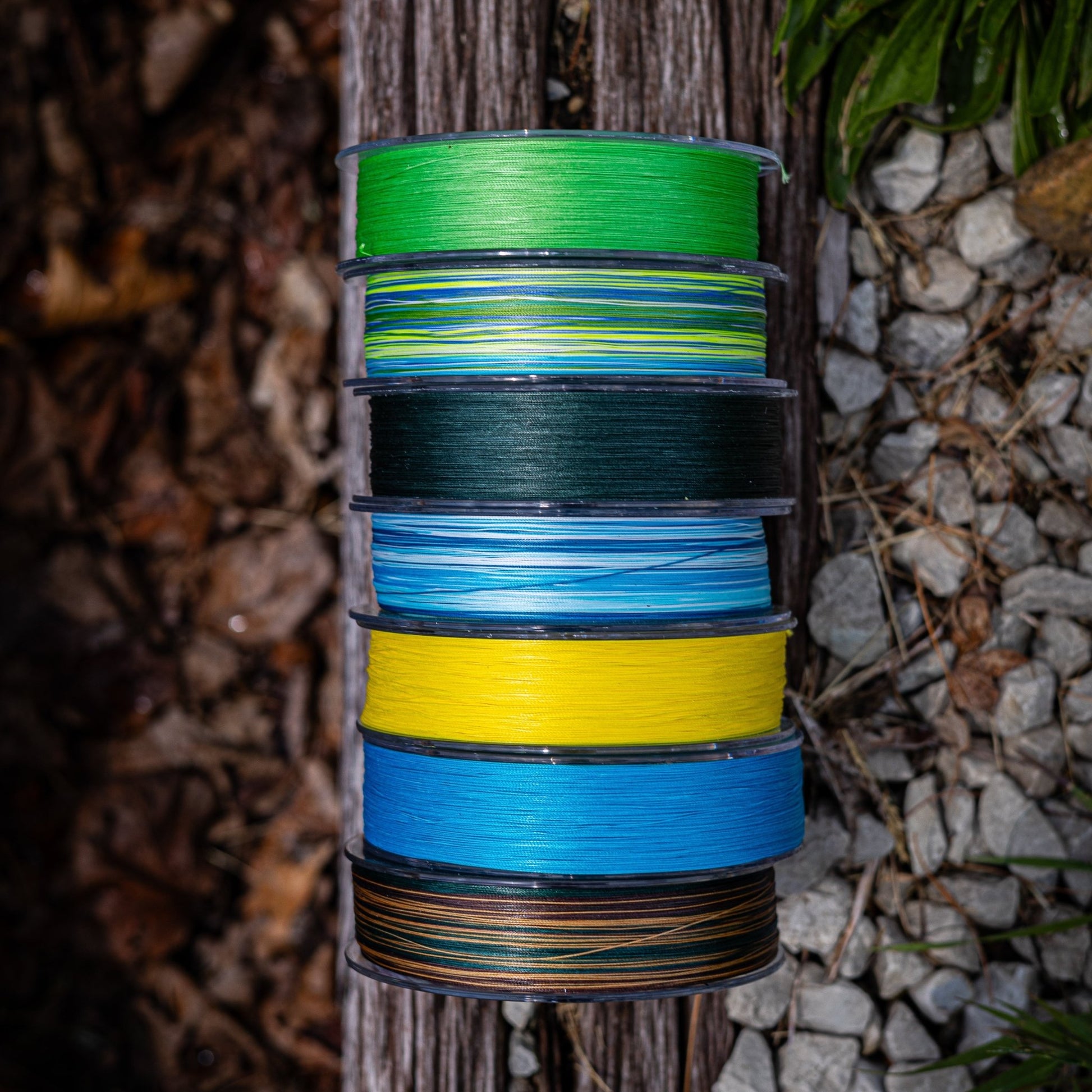 Reaction Tackle X8 Braided Fishing Line - Moss Green 8 Strand - Angler's Pro Tackle & Outdoors
