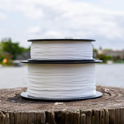 Reaction Tackle X8 Braided Fishing Line - NO FADE White 8 Strand - NEW - Angler's Pro Tackle & Outdoors