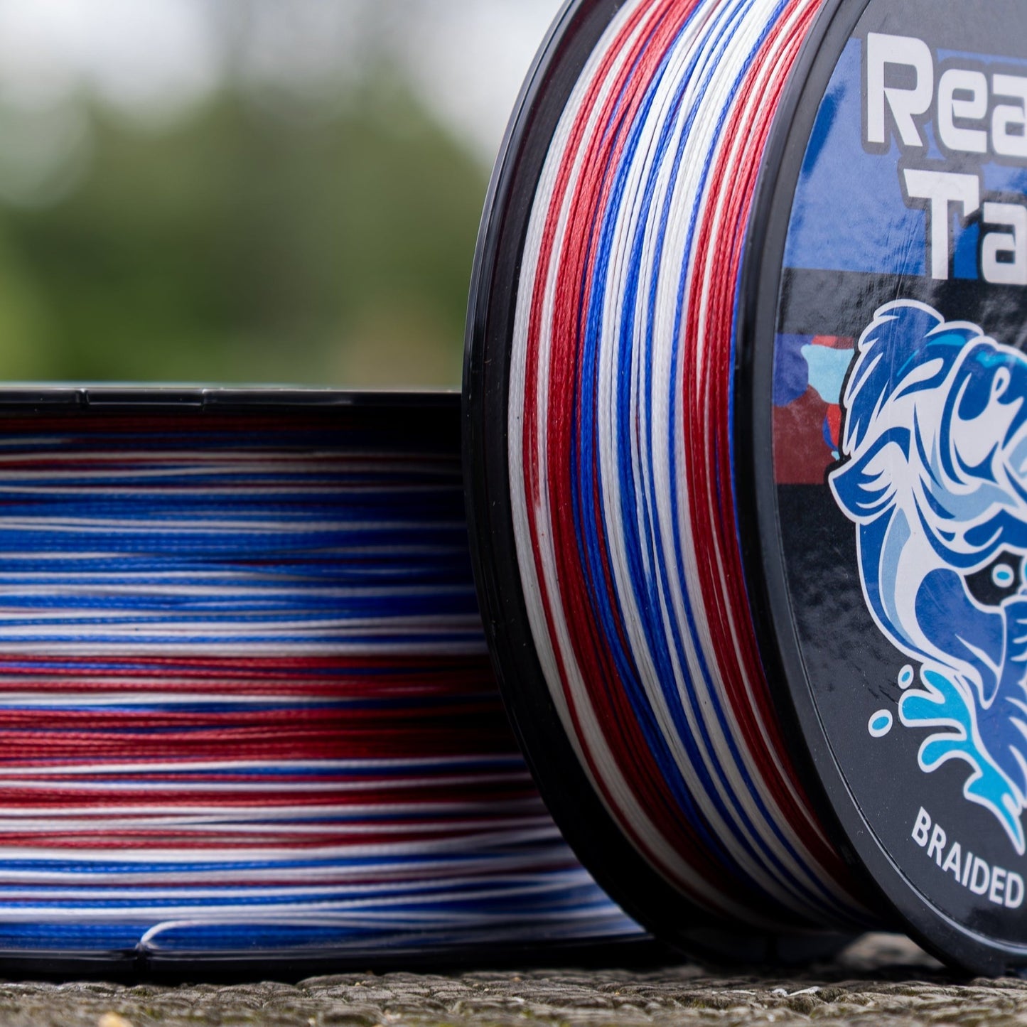 Reaction Tackle X8 Braided Fishing Line - USA Camo 8 Strand - NEW - Angler's Pro Tackle & Outdoors
