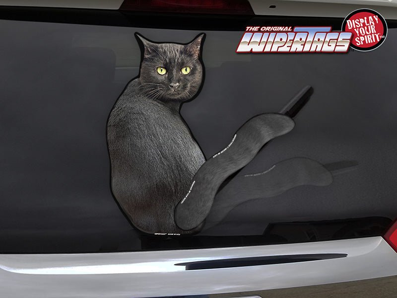 REAL Cat Black Tail Wagging WiperTags - Angler's Pro Tackle & Outdoors