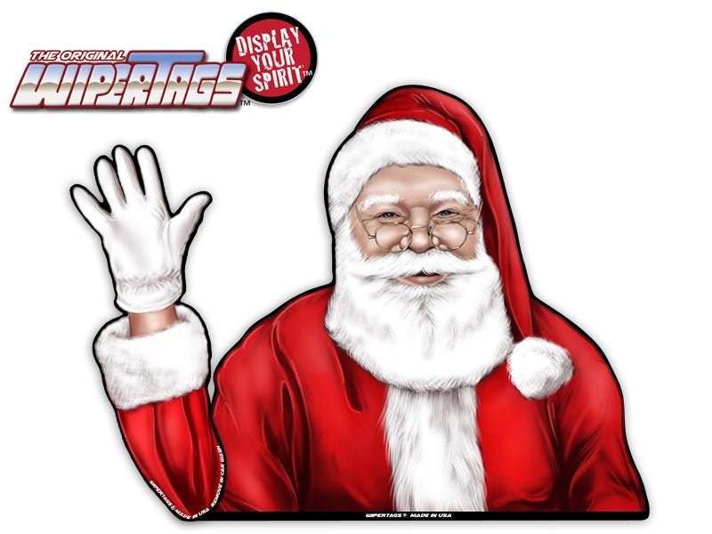 REAL Santa Claus Waving WiperTag with Decal - Angler's Pro Tackle & Outdoors