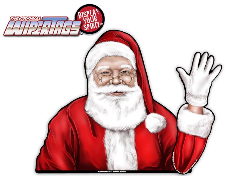 REAL Santa Claus Waving WiperTag with Decal - Angler's Pro Tackle & Outdoors