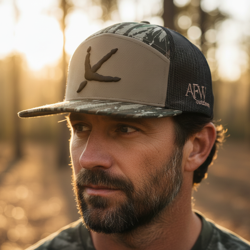Realtree Original 7 Panel Turkey Tracks Hat