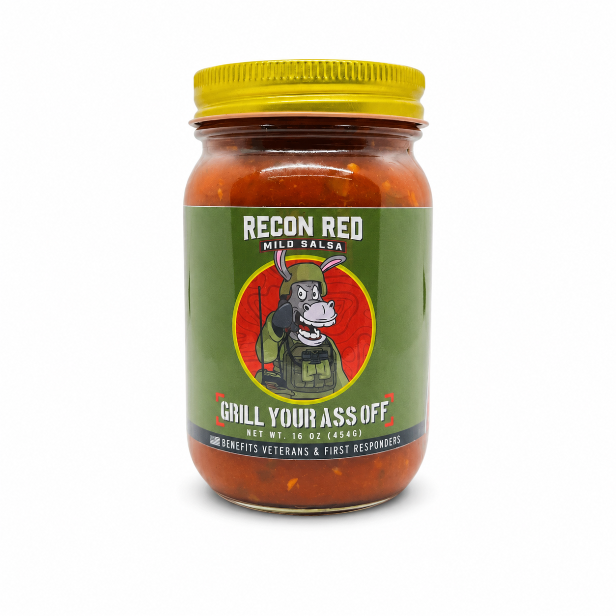Grill Your Ass Off Recon Red Mild Salsa