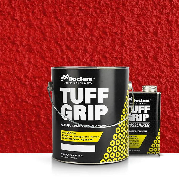 SlipDoctors Tuff Grip or Tuff Grip Extreme - Aggressive Traction Non-Skid Floor Paint