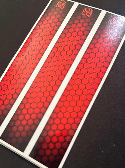 The Bowtique Black Drop Shadow Honeycomb Arrow Wraps