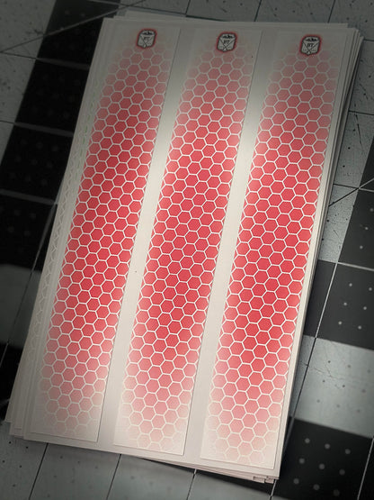 The Bowtique White Shadow Drop Honeycomb Arrow Wraps