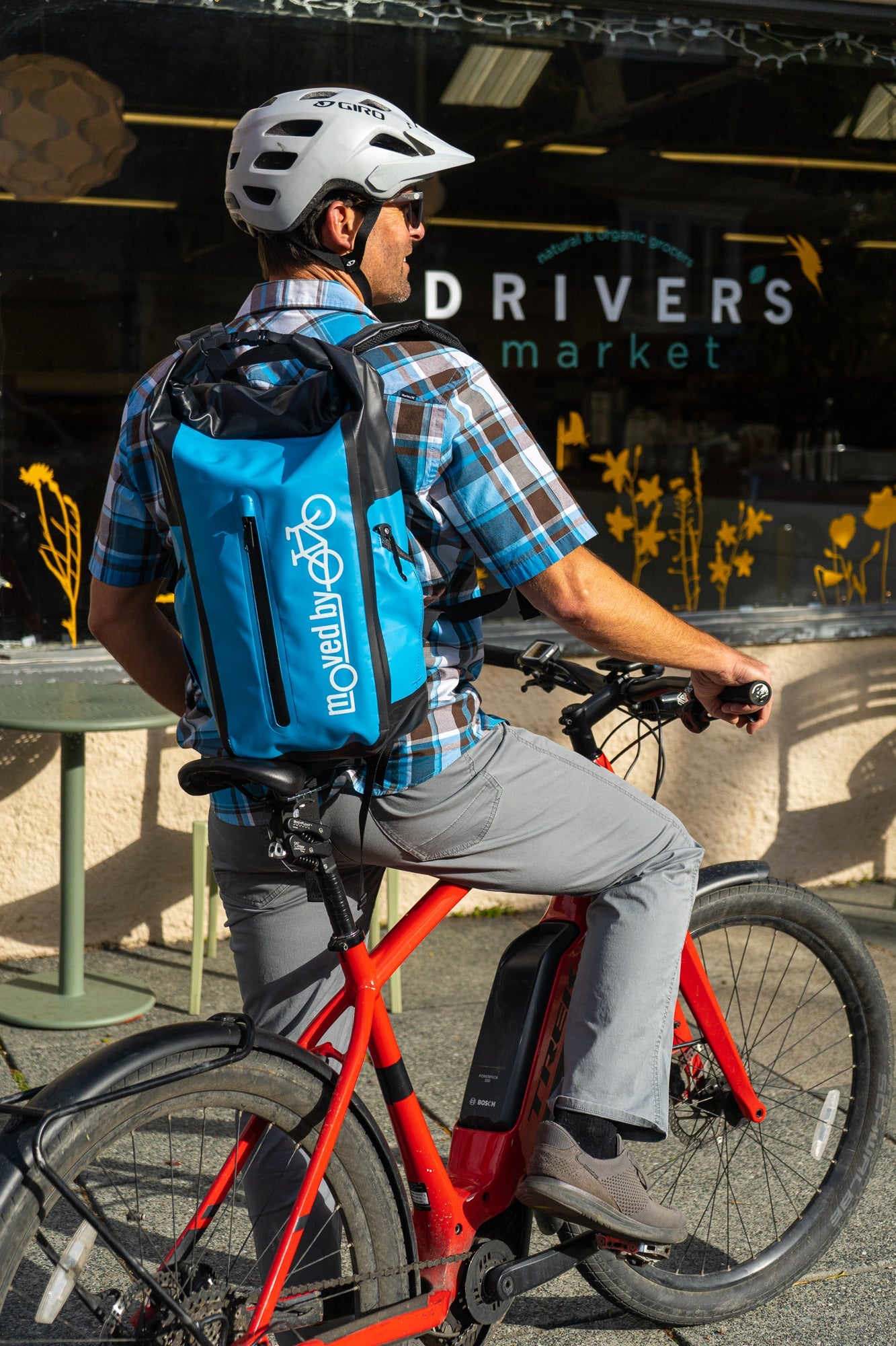 Moved By Bikes Dry Bag Backpack