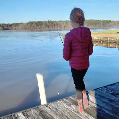 The Buffalo Wool Co. Red Dog Kids American Field Jr. - Crew Socks