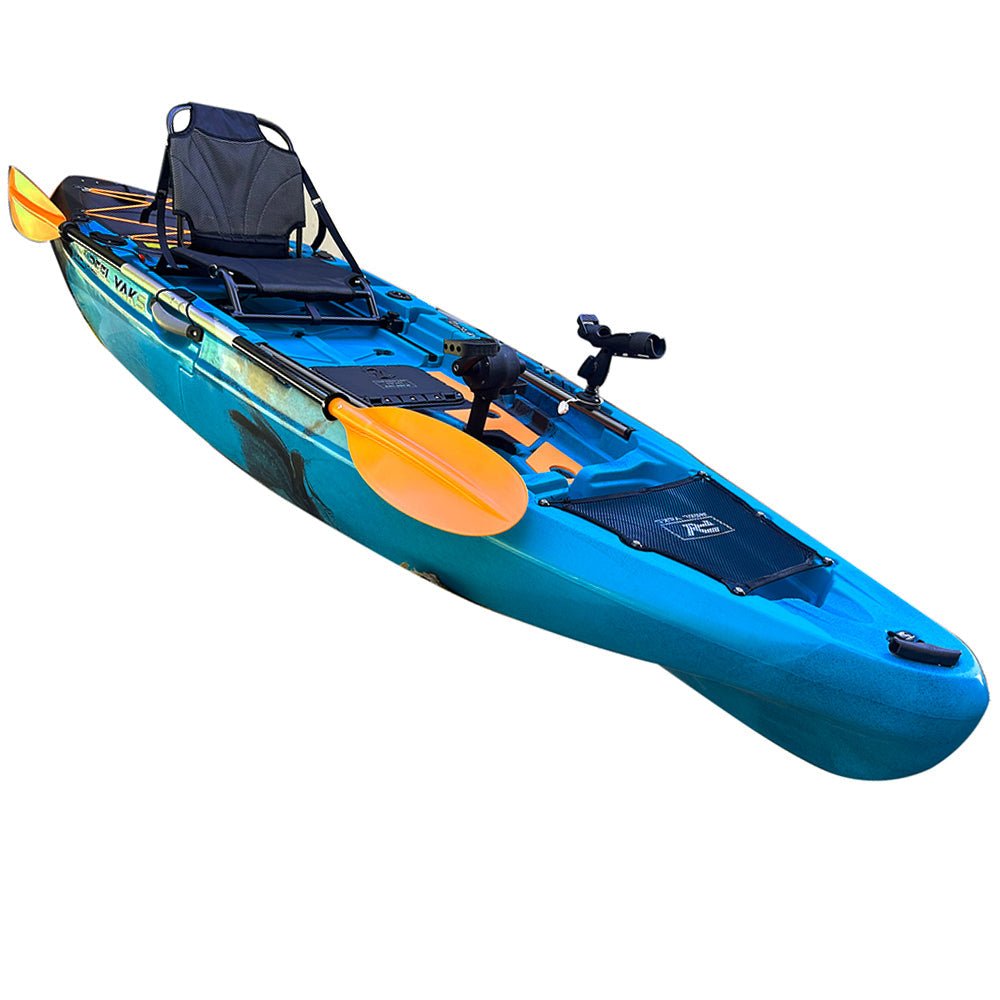 ReelYaks 10.8ft Rapido Modular Propeller Drive Pedal Fishing Kayak | 440lbs Capacity | 2 Piece - Angler's Pro Tackle & Outdoors