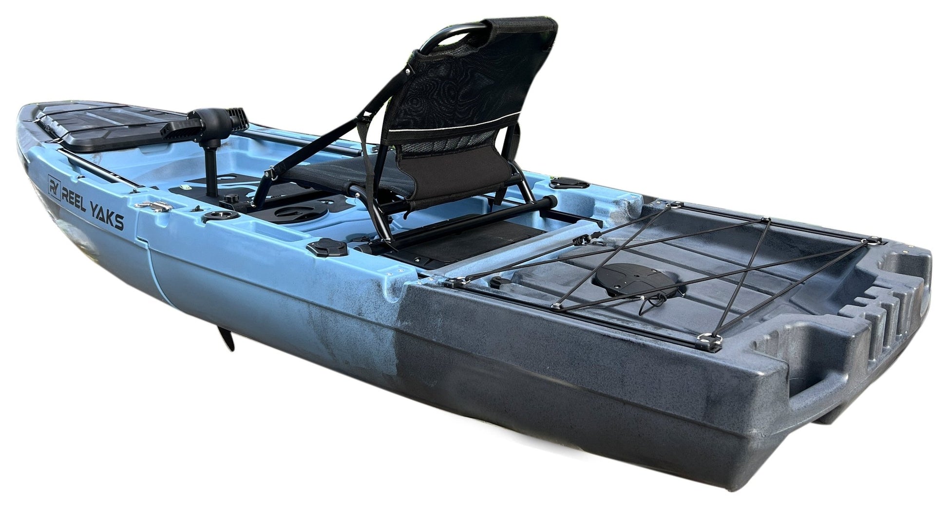 ReelYaks 10ft Recon Modular Prop Drive Pedal Fishing Kayak | 430lbs Capacity | 2 Piece - Angler's Pro Tackle & Outdoors