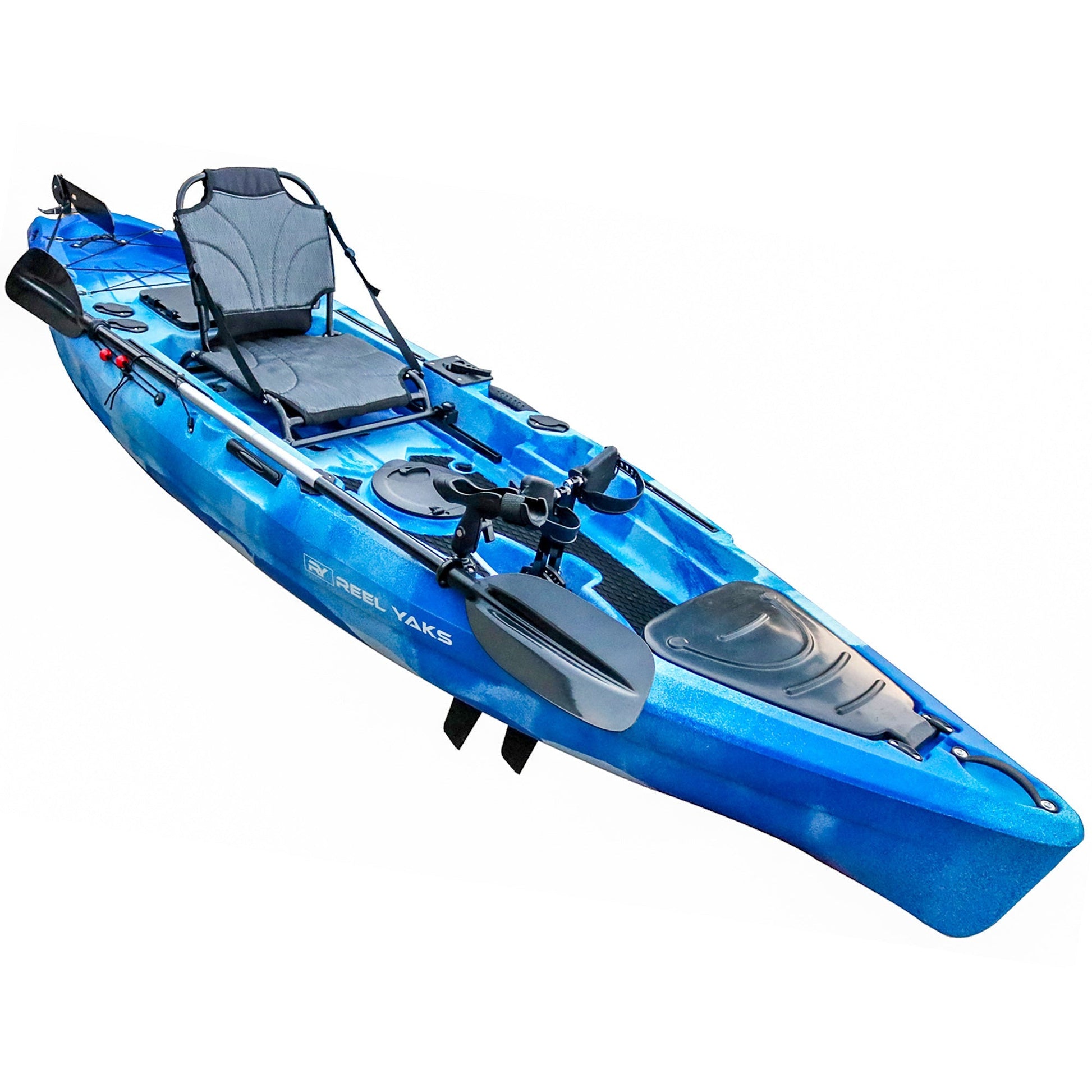 ReelYaks - 11' Rubicon Fin Pedal Drive Fishing Kayak | 500lbs - Angler's Pro Tackle & Outdoors