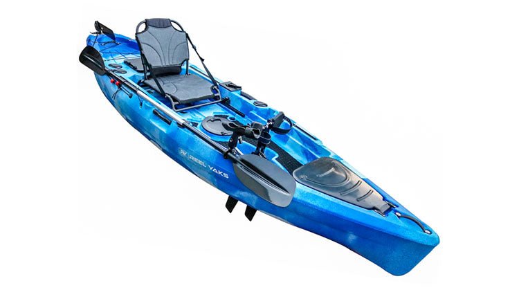 ReelYaks - 11' Rubicon Fin Pedal Drive Fishing Kayak | 500lbs - Angler's Pro Tackle & Outdoors