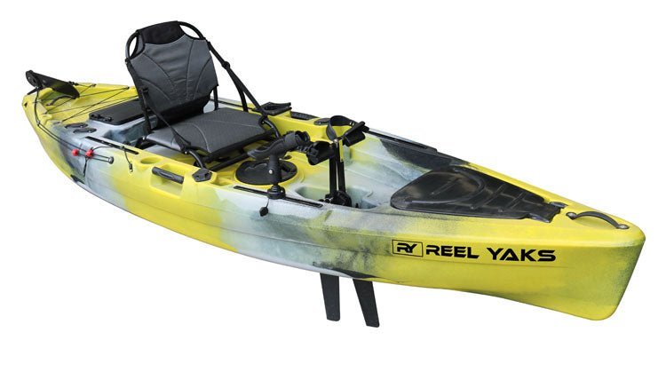 ReelYaks - 11' Rubicon Fin Pedal Drive Fishing Kayak | 500lbs - Angler's Pro Tackle & Outdoors