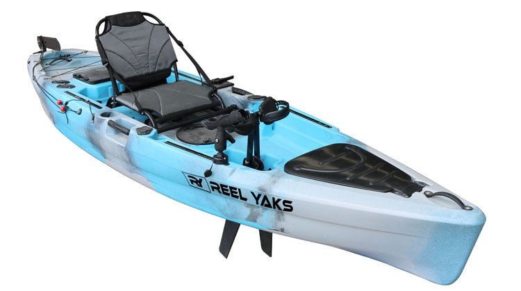 ReelYaks - 11' Rubicon Fin Pedal Drive Fishing Kayak | 500lbs - Angler's Pro Tackle & Outdoors