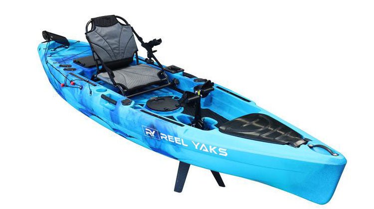 ReelYaks - 11' Rubicon Fin Pedal Drive Fishing Kayak | 500lbs - Angler's Pro Tackle & Outdoors