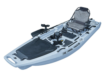 ReelYaks 9.8ft Rocket Propeller Drive Modular Pedal Fishing Kayak | 400lbs Capacity | 2 Piece - Angler's Pro Tackle & Outdoors