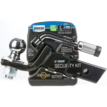 Reese Interlock Trailer Hitch Ball Mount Security Kit, 6000 Pounds Capacity - Angler's Pro Tackle & Outdoors