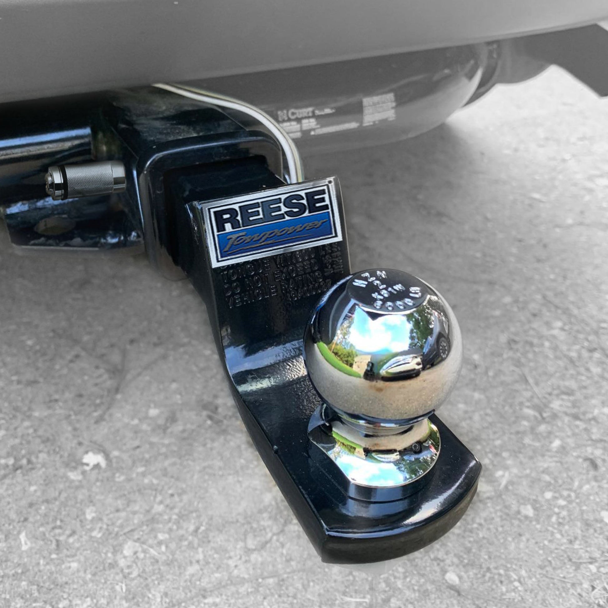Reese Interlock Trailer Hitch Ball Mount Security Kit, 6000 Pounds Capacity - Angler's Pro Tackle & Outdoors