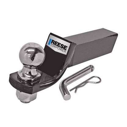 Reese Towpower 21536RAK Universal 2" Drop Trailer Hitch Starter Ball Mount Kit - Angler's Pro Tackle & Outdoors