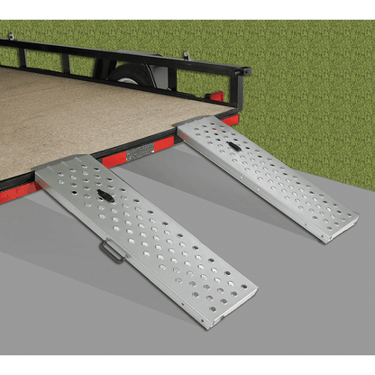 Reese Towpower 7454000 Center Fold Trailer/Truck Loading Ramp, 11" x 80", Steel - Angler's Pro Tackle & Outdoors