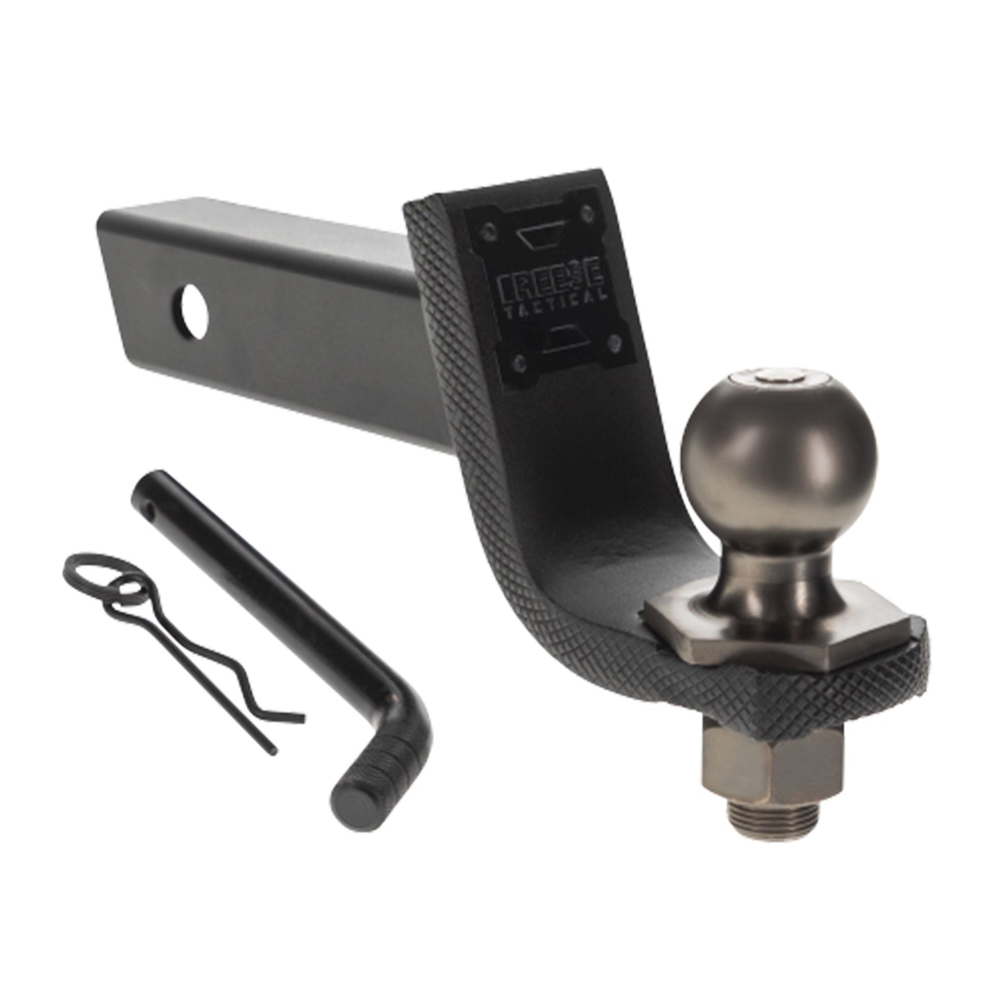 Reese Towpower Interlock Tactical Trailer Hitch Ball Mount Starter Kit, Black - Angler's Pro Tackle & Outdoors