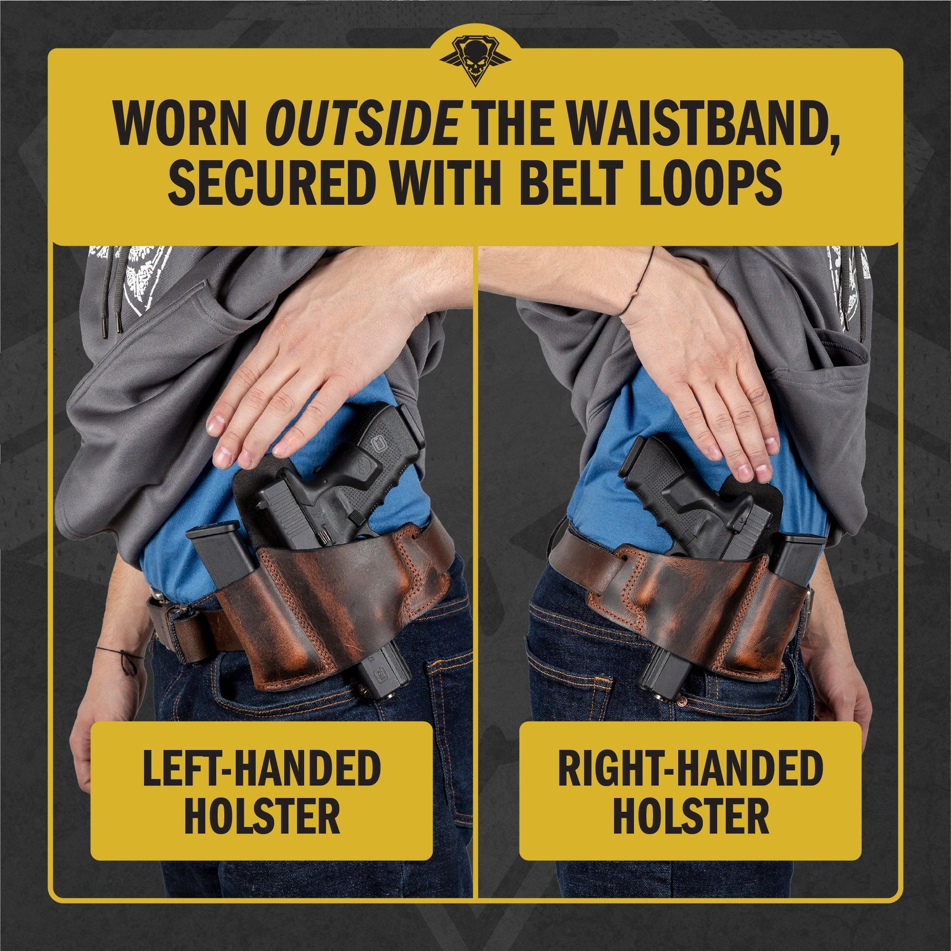 Relentless Tactical Comfort Carry Leather Holster & Mag Pouch Combo | Made In USA | Lifetime Warranty - Angler's Pro Tackle & Outdoors