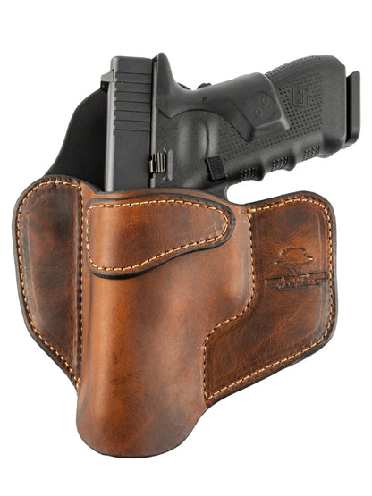 Relentless Tactical Comfort Carry Leather OWB Holster | Made in USA | Lifetime Warranty - Angler's Pro Tackle & Outdoors